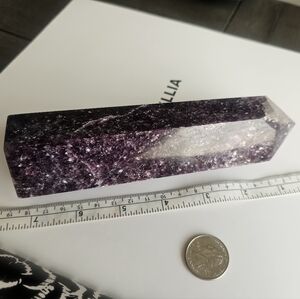 Lapidolite Tower Large Purple